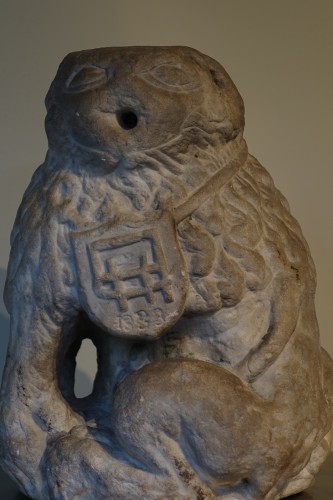 Lion en marbre - Périgord XVIIe siècle - Renaissance