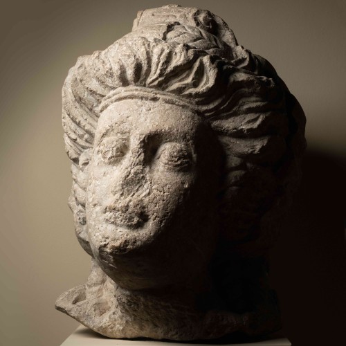 Sculpture Sculpture en pierre - Tête monumentale - Provinces Orientales de l'Empire Romain