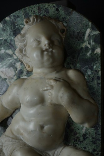 Carlo Marcellini (Florence 1644 – 1713) - Putto - Sculpture Style Renaissance