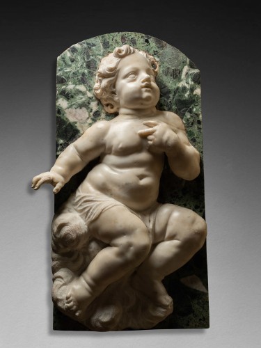 Sculpture  - Carlo Marcellini (Florence 1644 – 1713) - Putto