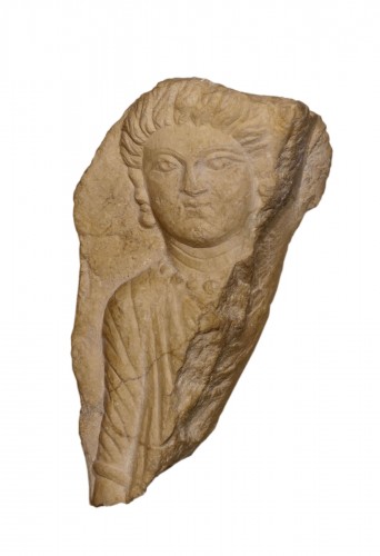 Bas-relief d’une jeune femme - Art romain d’Orient, Palmyre