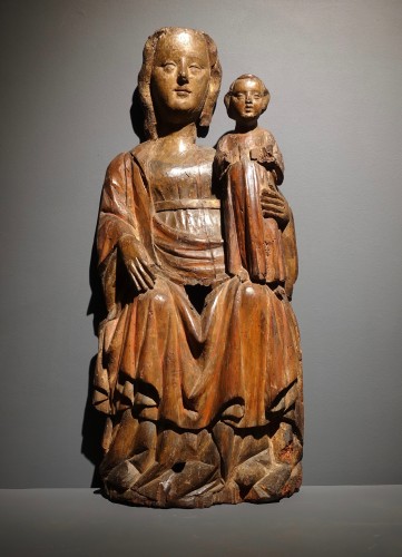 XIe au XVe siècle - Vierge à l’Enfant - Région mosane, fin du XIIIe siècle