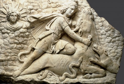 Avant JC au Xe siècle - Fragment représentant Mithra - II-III siècle Après J.C.