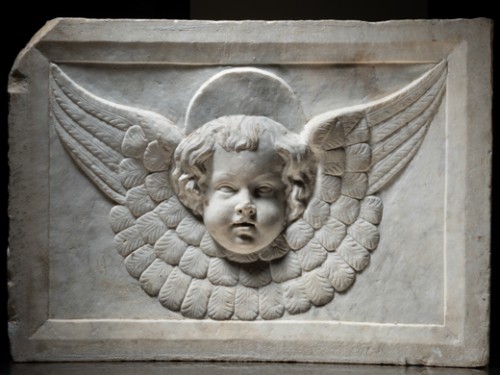 Winged Cherub - 15th century, cercle of Jacopo della Pila  - Sculpture Style Renaissance