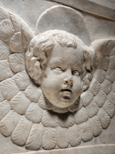 Winged Cherub - 15th century, cercle of Jacopo della Pila  - 