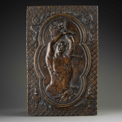 Saint Sebastien d’après Guido Reni - Rome XVIIe siècle - Art sacré, objets religieux Style Renaissance