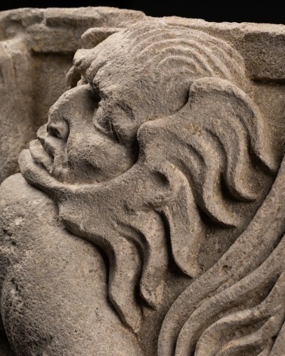 Manticore inscrite dans un blason, Allemagne XVIe siècle - Dei Bardi Art
