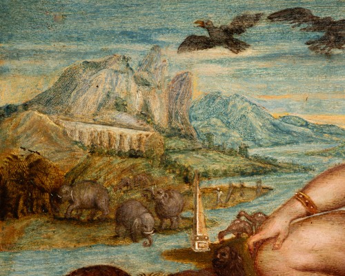 Paintings & Drawings  - Flemish school of the 16th century - Allegory of Africa
