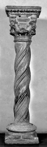 11th to 15th century - Pair of Spiral-Twist Columns - Tuscany around 1340-60