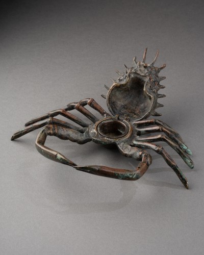 Crab-shaped inkwell - North of Italy,17th–18th century - Decorative Objects Style 