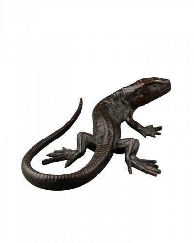 Bronze salamander  - Italy 18th century