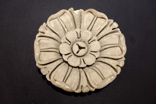 Sculpture  - Large carved stone rosette