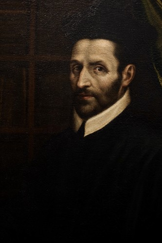 Leandro Bassano - Portrait d’un intellectuel? - Tableaux et dessins Style Renaissance