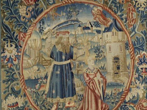 The Martyrdom of Santa Barbara - Bruges, 1530-50 - Tapestry & Carpet Style Renaissance