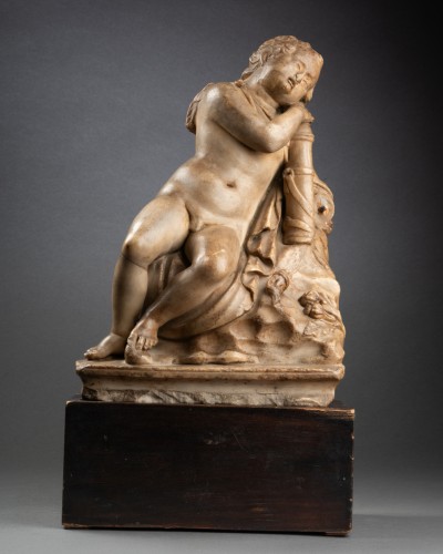 Sleeping Eros - Rome 16th century - Sculpture Style Renaissance