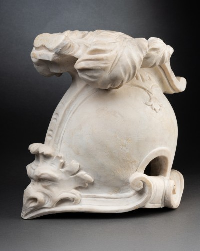 Renaissance - Marble Helmet - France, 17th century?