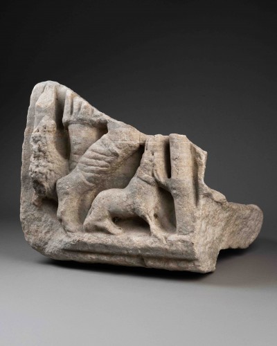 Ancient Art  - Fragment of a Sarcophagus with the Judgment of Paris