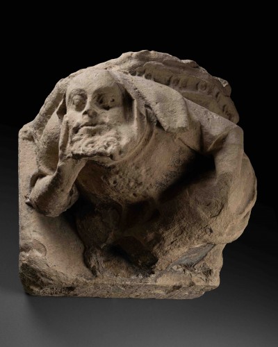 11th to 15th century - Gothic Corbel - France 15th century