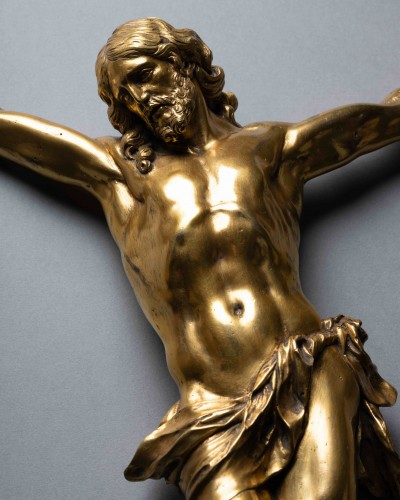 Sculpture Sculpture en Bronze - Cristo Vivo - Italie, seconde moitié du XVIIe siècle