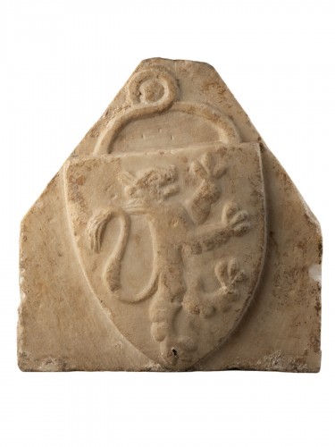 Écu armorié gothique - Toscane, première moitié du XIVe siècle