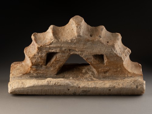Sculpture  - Trilobed Gable with Plain Copings, France 14th–15th century