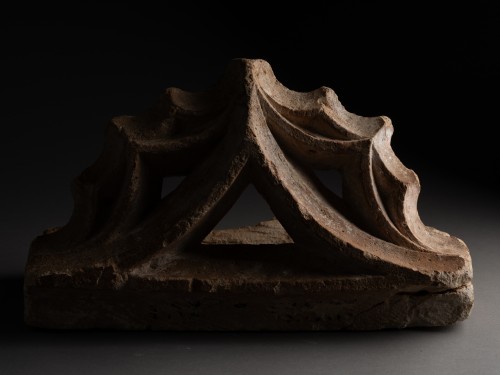 11th to 15th century - Trilobed Gable with Plain Copings, France 14th–15th century