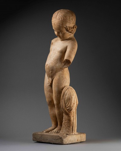 Sculpture  - Young Boy - after Charles-Antoine Bridan