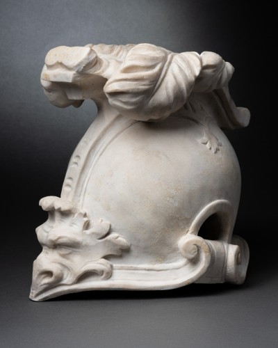 Casque en marbre - France, XVIIe siècle - Dei Bardi Art