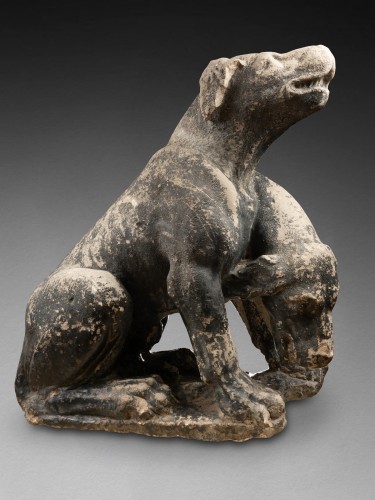 Sculpture  - Cerberus - Italy 17th century