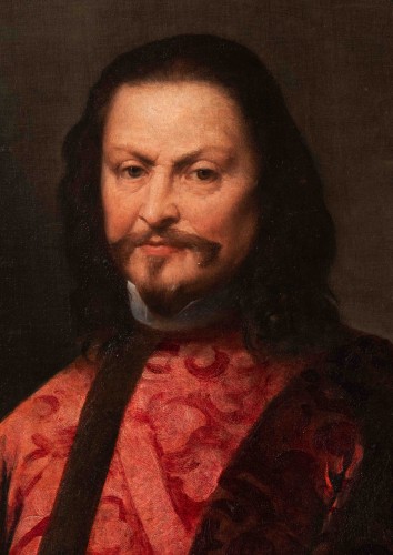 Portrait présumé de Paolo Giordano II Orsini, duc de Bracciano - XVIIe siècle - Tableaux et dessins Style Louis XIII