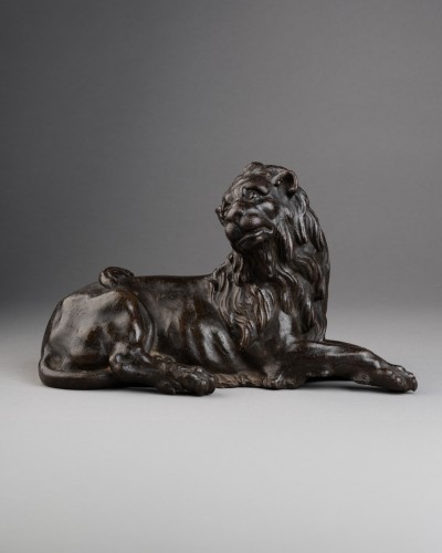 Lion couché - Italie centrale XVIIe siècle - Dei Bardi Art