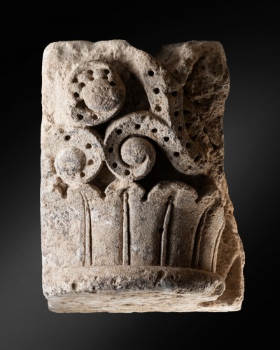 Architectural & Garden  - Romanesque Capital - Southwestern France12th century