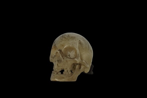 Curiosities  - Italian Memento Mori skull -  XVII century