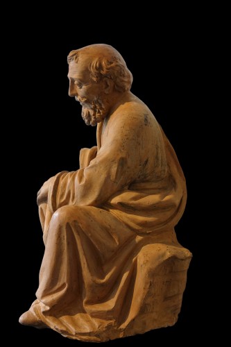 Fra Mattia Della Robbia -  Saint Joseph - Tuscany, around 1505-1510 - Sculpture Style Renaissance