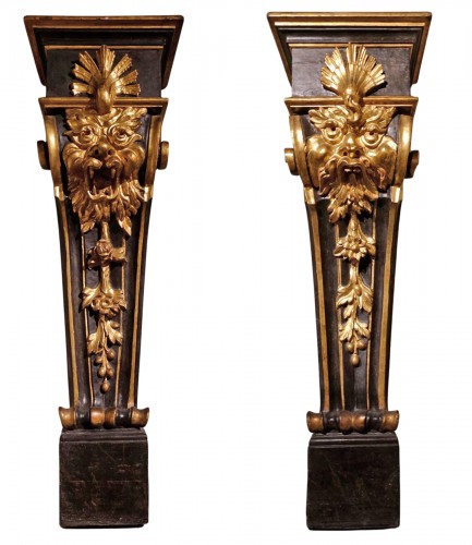 Pair of pedestals - Florence, early 17th century