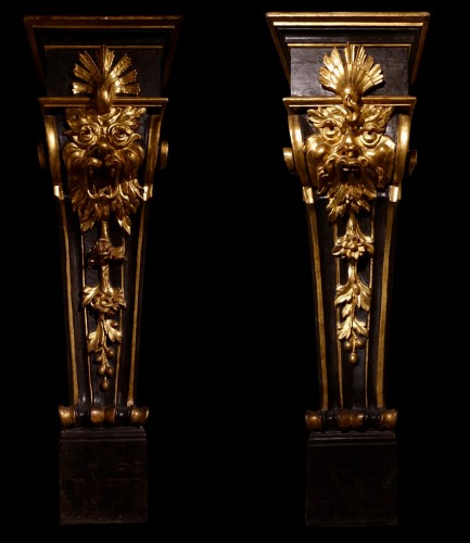 Pair of pedestals - Florence, early 17th century - 