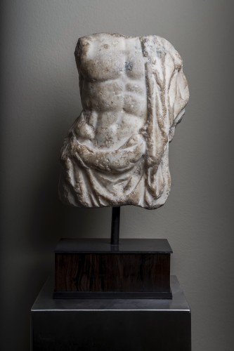 A Roman marble torso of Asklepios, circa 2nd century A.D. - Ancient Art Style 