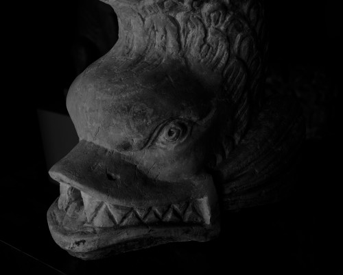 Sculpture Sculpture en pierre - Dauphin de fontaine - Italie XVIIe siècle