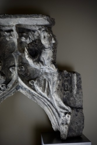 Element d’architecture en pierre sculptée – France ou Flandres, XV siècle - Dei Bardi Art