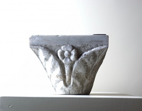Matériaux & Architecture  - Ensemble de cinq petits chapiteaux en marbre - Italie  XVIIIe -XIXe siècle