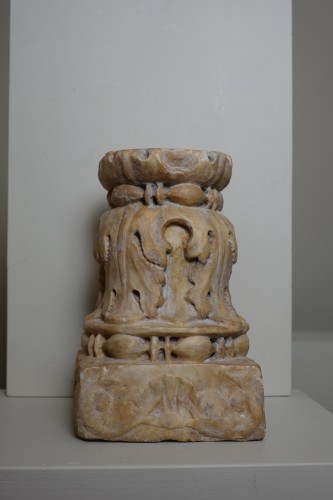 Renaissance marble column - Florence, 15th century - Sculpture Style Renaissance