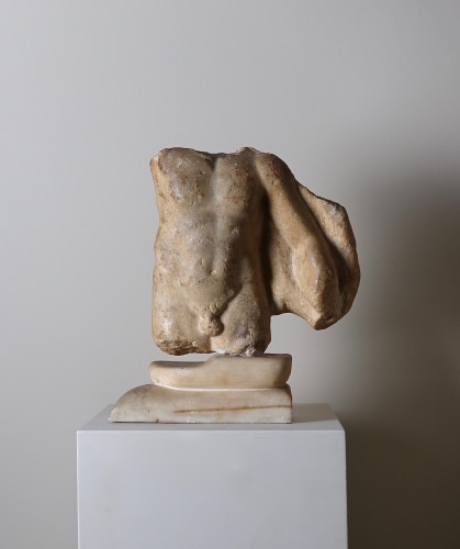 Roman marble torso of a satyr - 2nd century AD - 