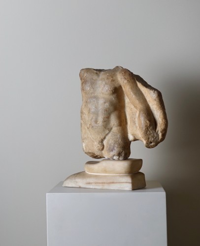  - Torse de satyre en marbre - Art Romain, II siècle