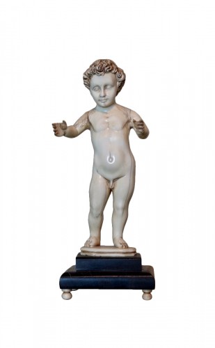 Enfant Jésus en ivoire - Indo-portugais, début du XVIII siècle