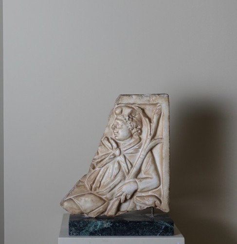 BC to 10th century - Roman marble relief depicting de Judgement of Paris - 3rd century AD