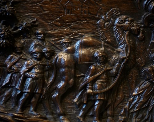 L’Adoration des Mages - Flandres, XVII siècle - Sculpture Style Renaissance
