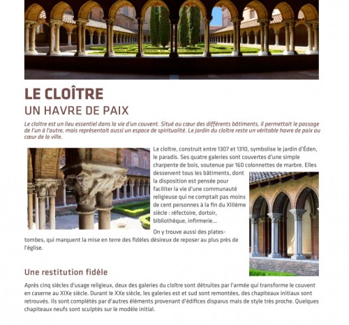 Antiquités - Paire de chapiteaux doubles de cloître sur deux colonnes - Toulouse, XIV siècle