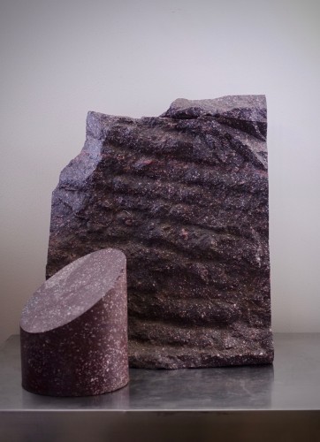 Deux fragments de porphyre imperial rouge d’Egypte - Dei Bardi Art