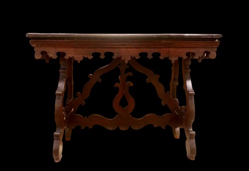 XVIIe siècle - Table "a lira" - Nord de l'Italie XVIIe siècle