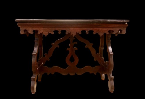 17th century - Italian 17th century table &quot;a lira&quot; - North of Italy